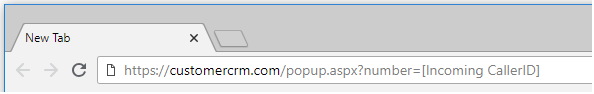 Browser Screen Pop