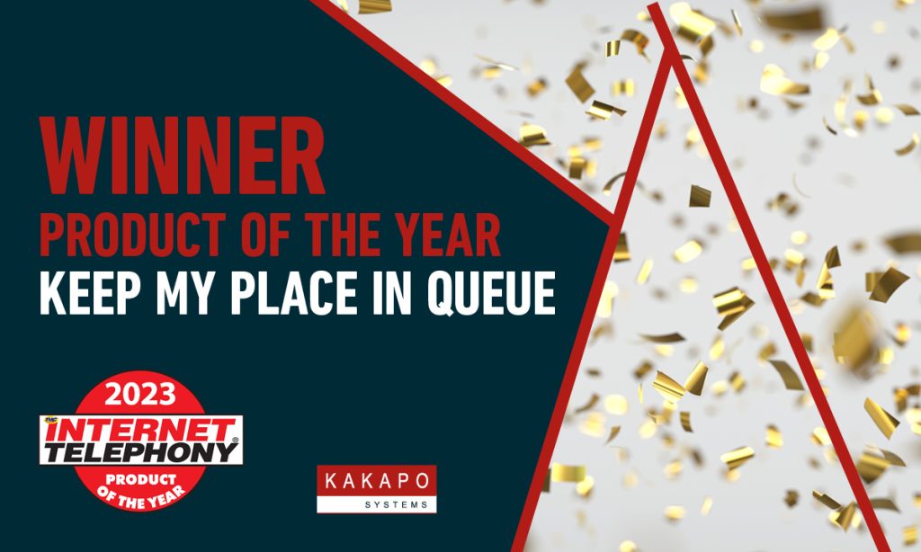 Kakapo Systems’ Keep My place in Queue (KMPIQ) named as an TMC 2023 Internet Telephony Product of the Year Award winner