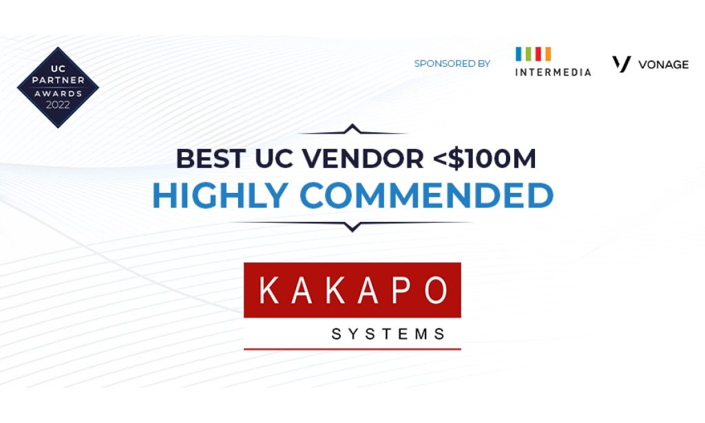 Kakapo Systems Awarded ‘Highly Commended’ at UC Partner Awards 2022